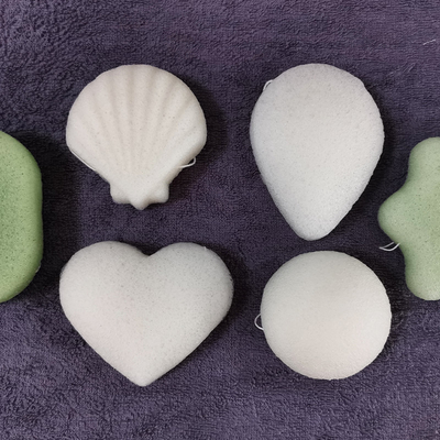 OEM ODM Super Exfoliating Bath Sponge Customized Konjac Sponge