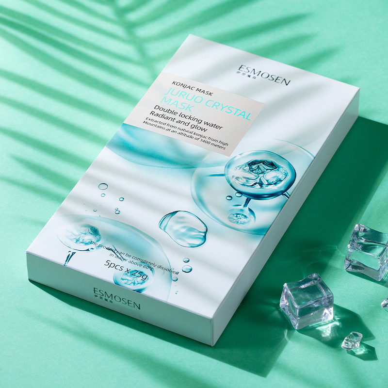Moisturizing Crystal Konjac Sheet Mask Nourishing Collagen Crystal Facial Mask